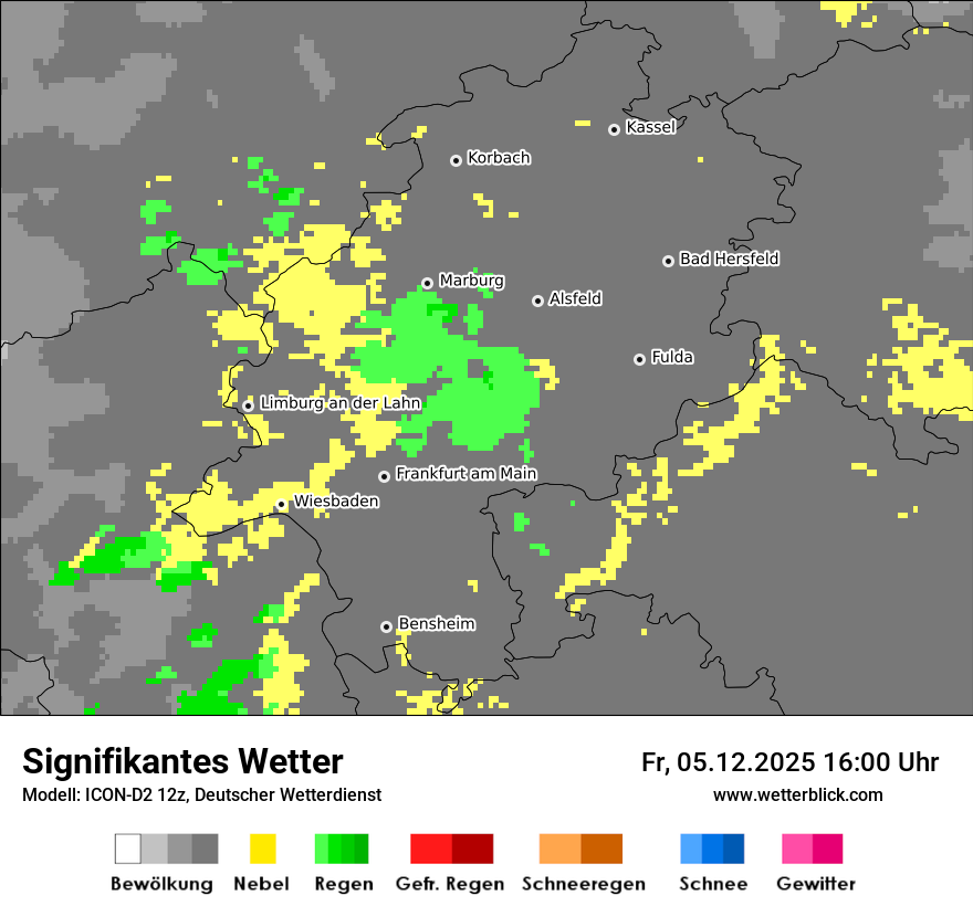 Modellkarten Signifikantes Wetter