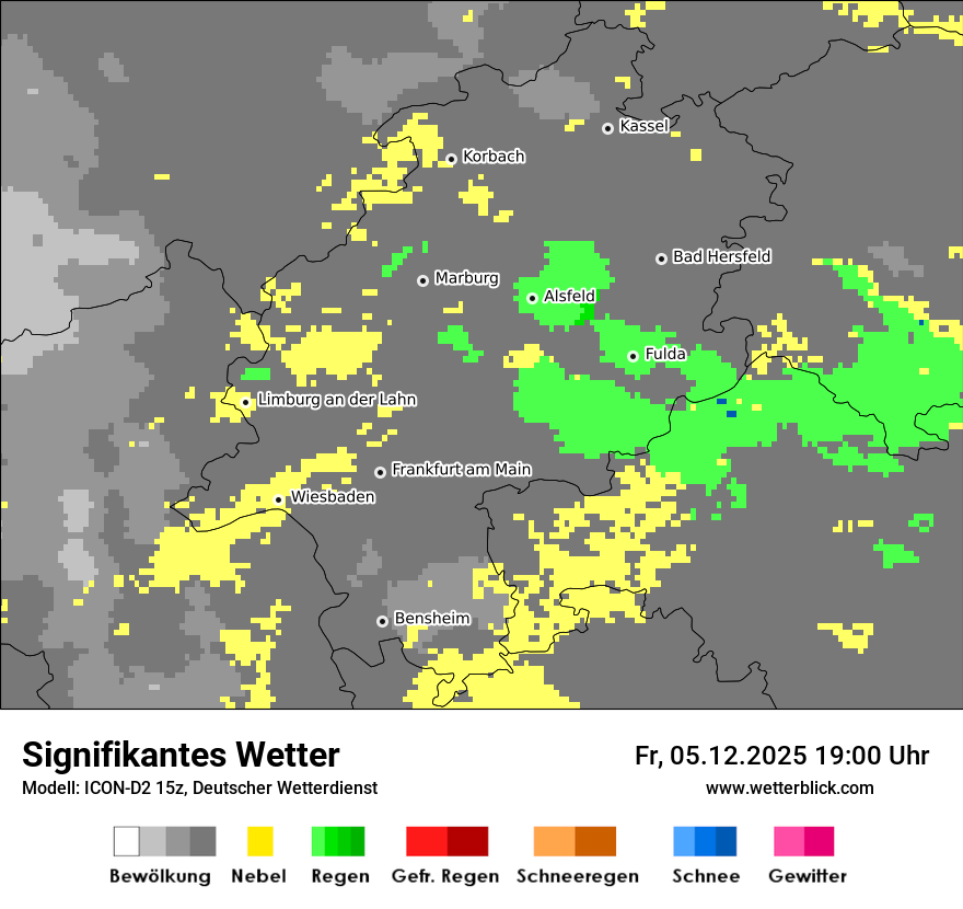 Modellkarten Signifikantes Wetter