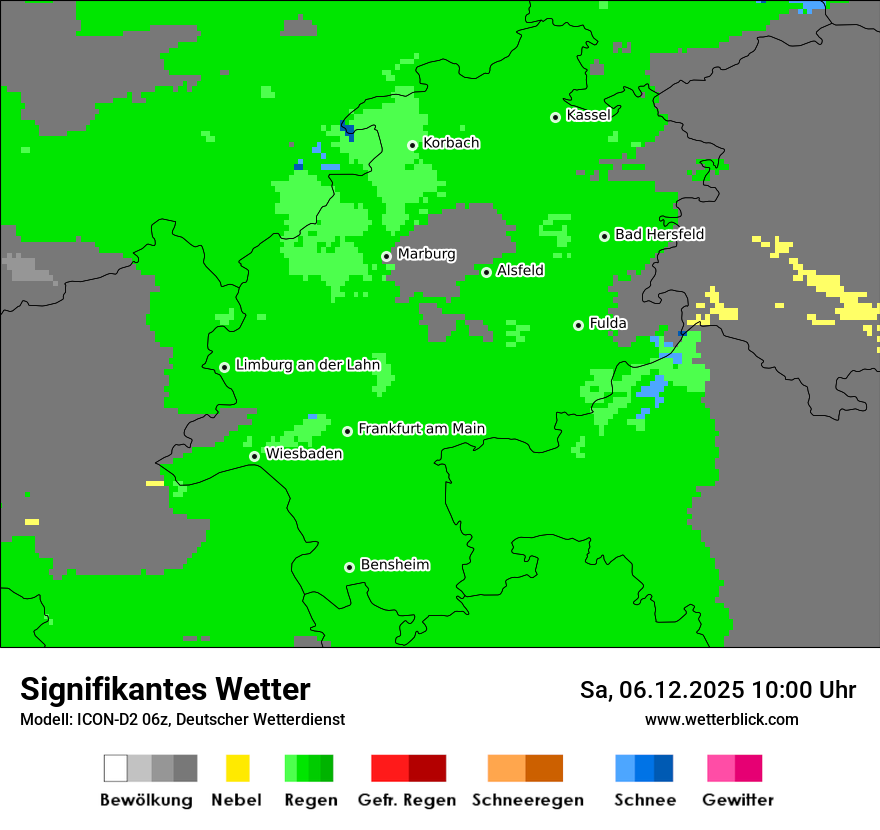 Modellkarten Signifikantes Wetter