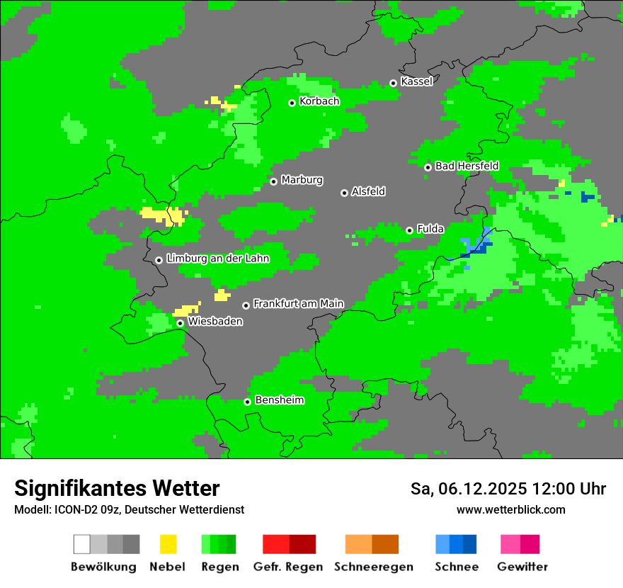 Modellkarten Signifikantes Wetter