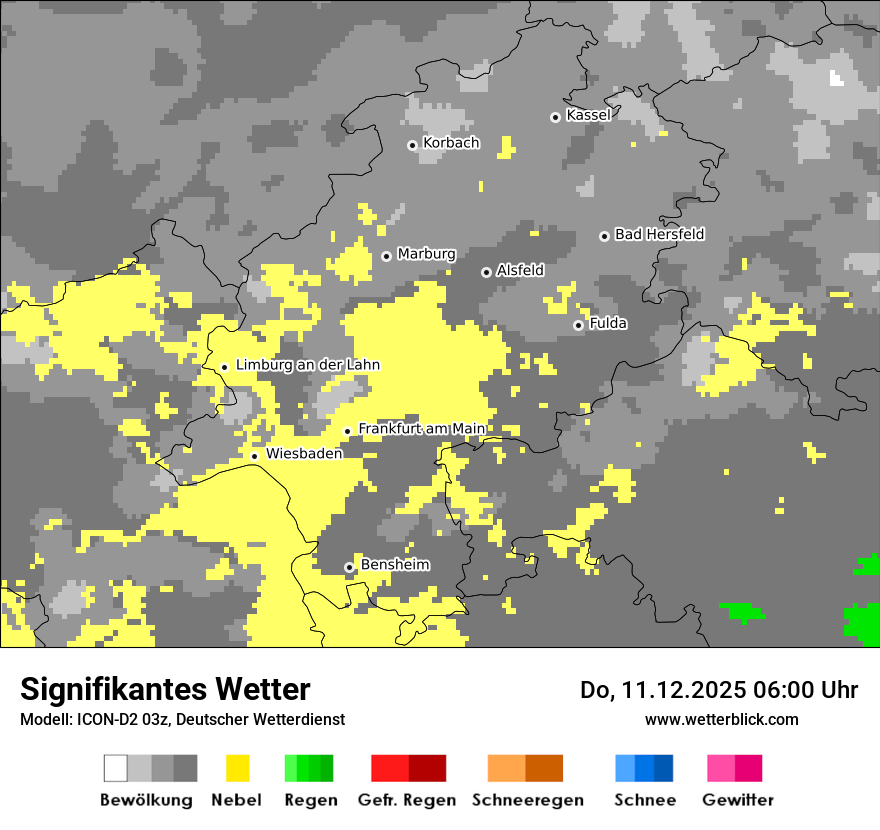 Modellkarten Signifikantes Wetter