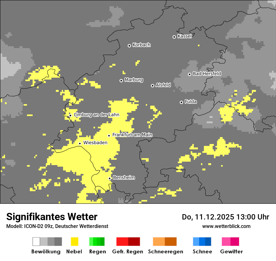 Modellkarten Signifikantes Wetter