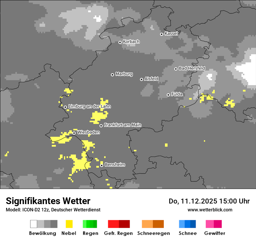 Modellkarten Signifikantes Wetter