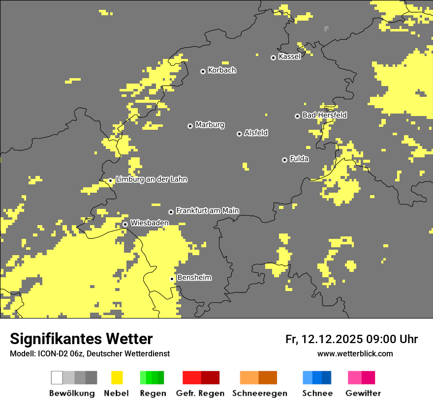 Modellkarten Signifikantes Wetter