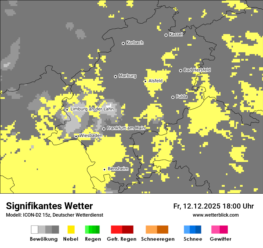 Modellkarten Signifikantes Wetter