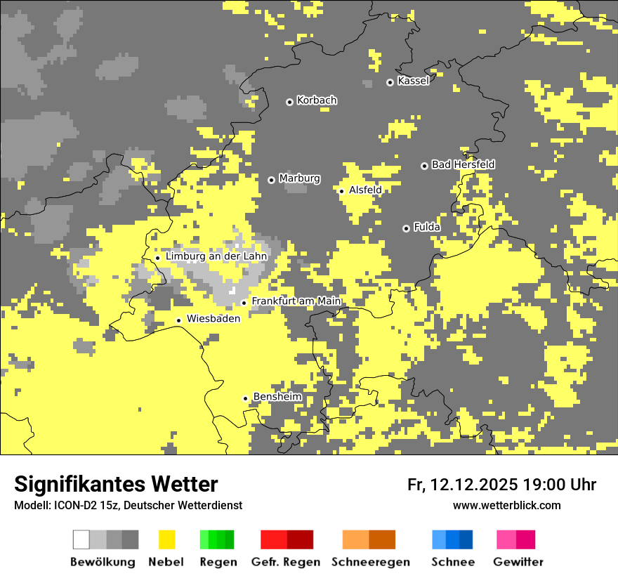 Modellkarten Signifikantes Wetter
