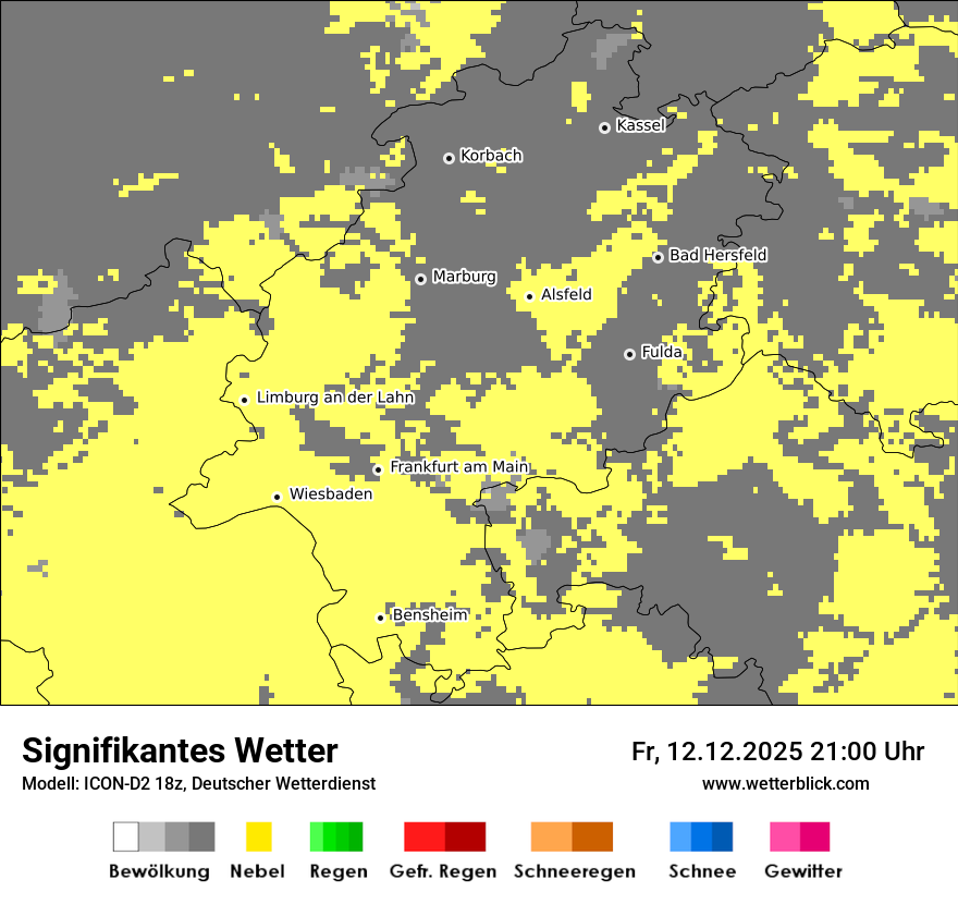Modellkarten Signifikantes Wetter