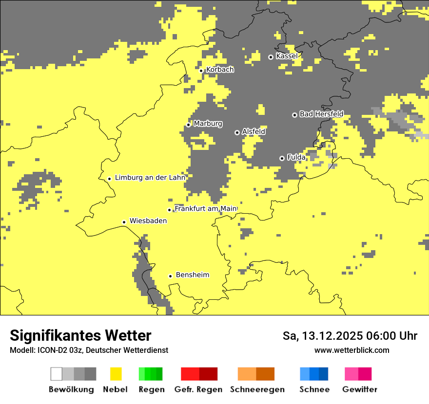 Modellkarten Signifikantes Wetter