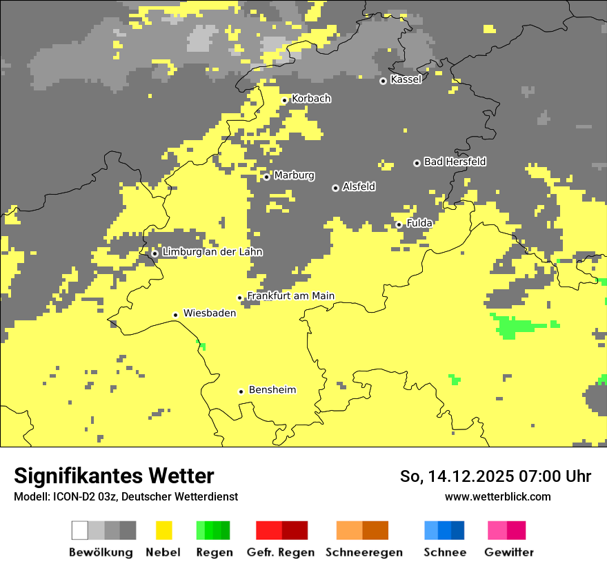 Modellkarten Signifikantes Wetter