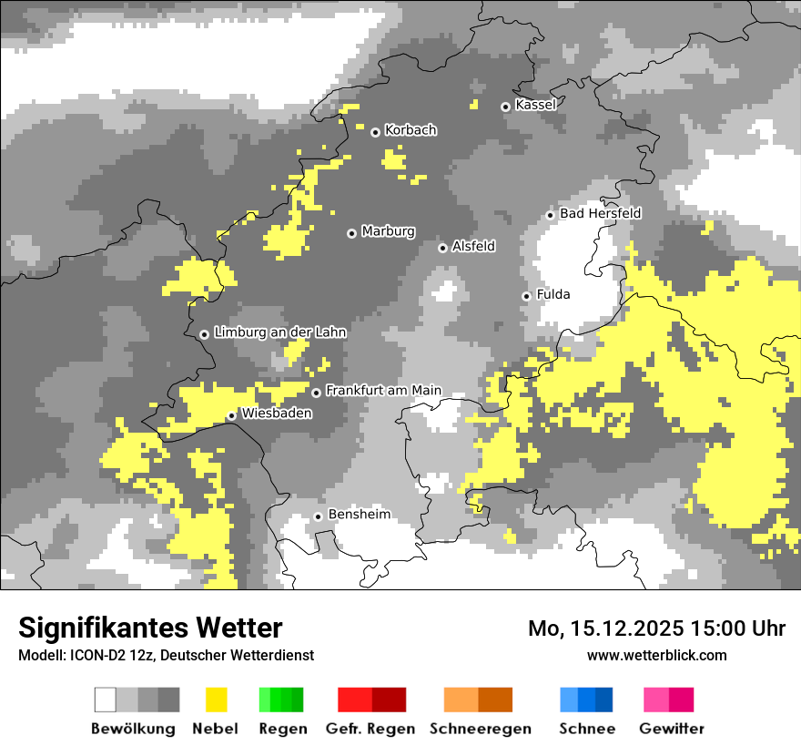 Modellkarten Signifikantes Wetter