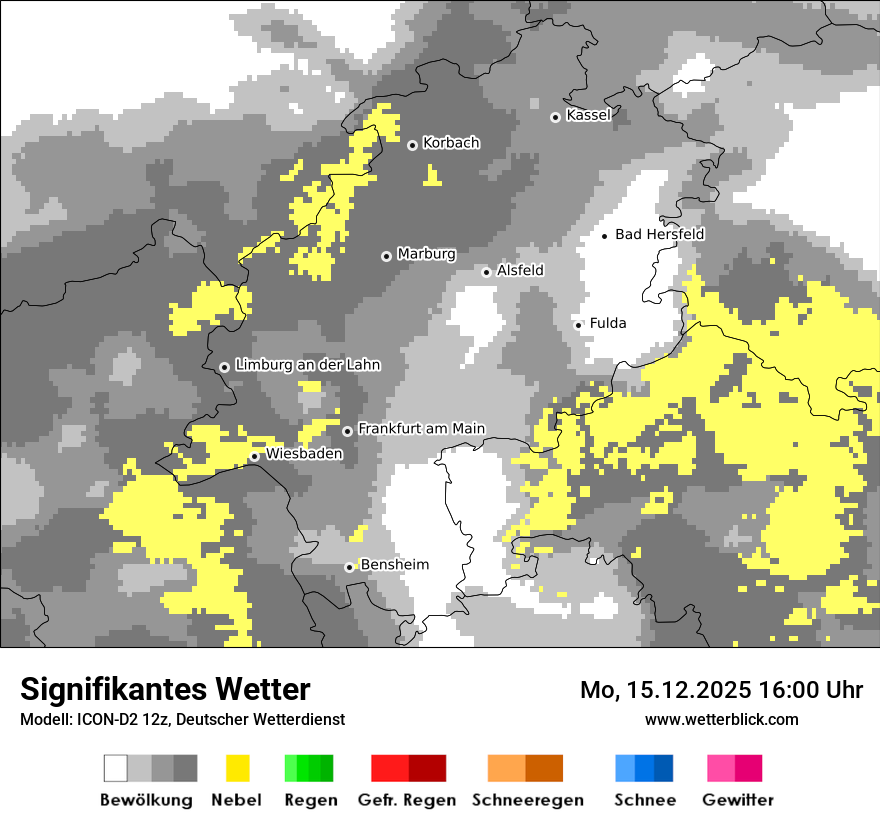 Modellkarten Signifikantes Wetter
