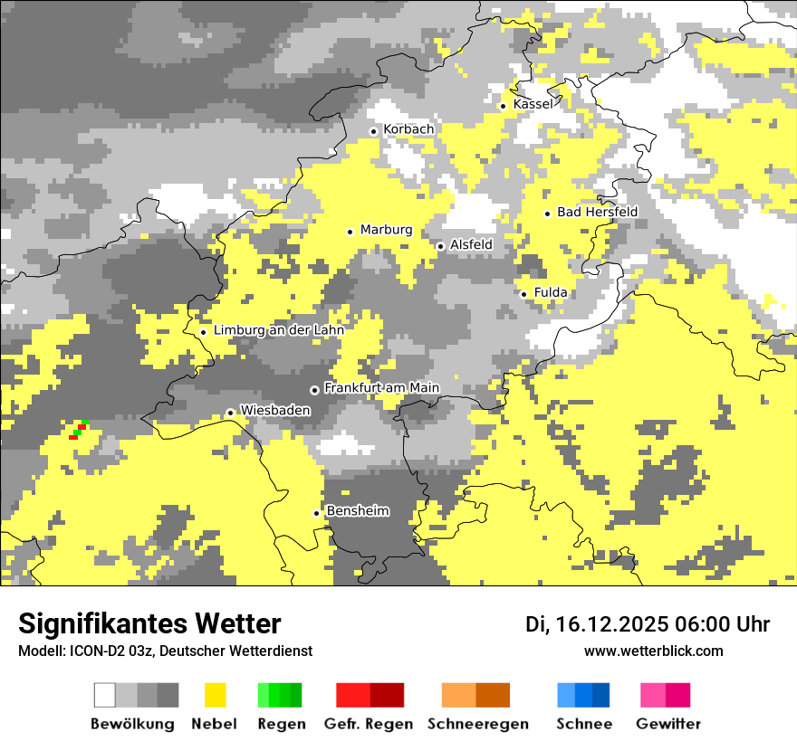 Modellkarten Signifikantes Wetter