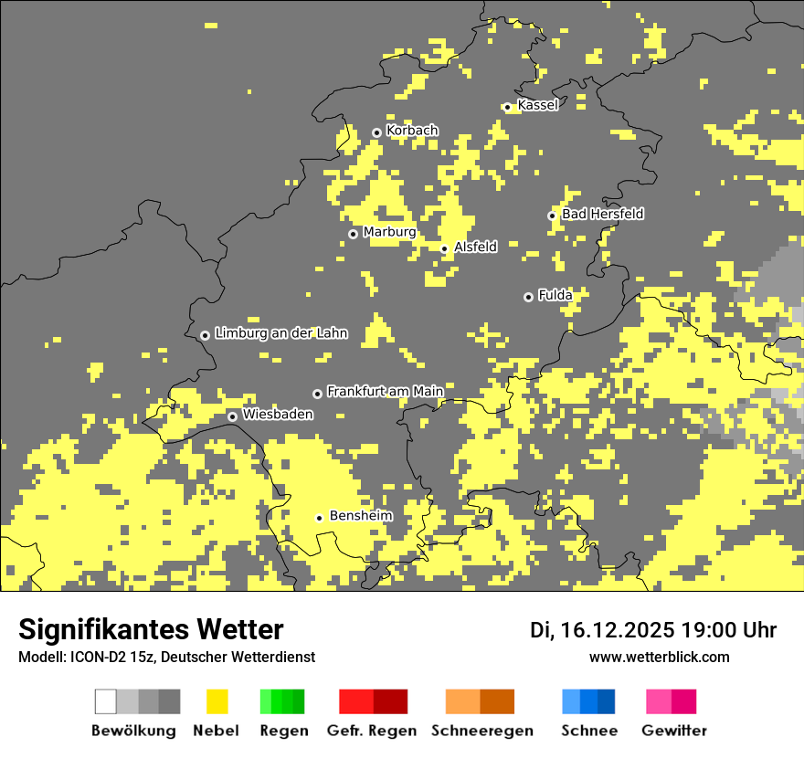 Modellkarten Signifikantes Wetter