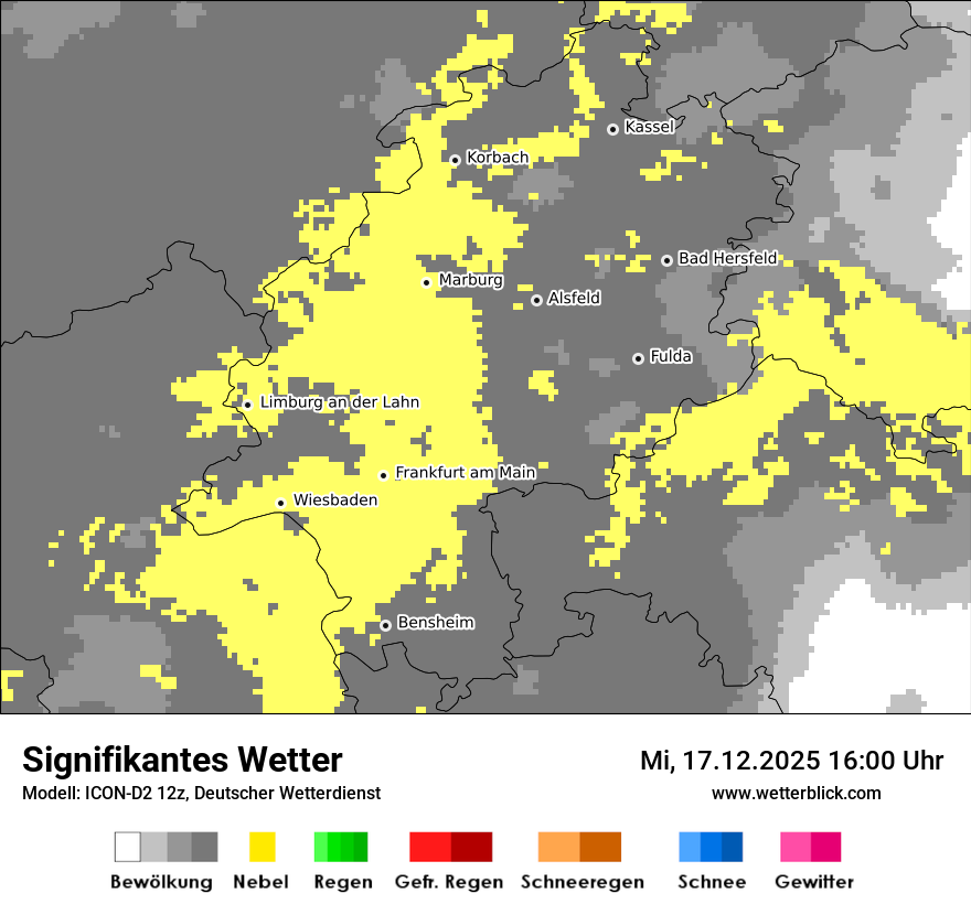 Modellkarten Signifikantes Wetter
