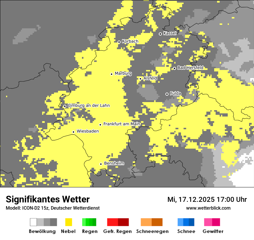 Modellkarten Signifikantes Wetter