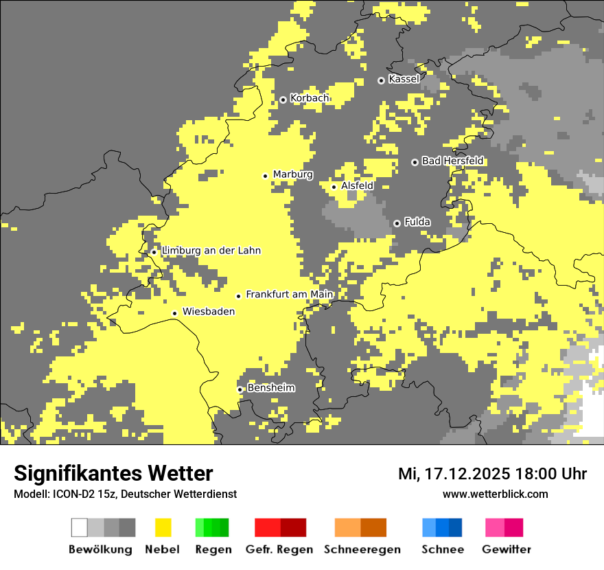 Modellkarten Signifikantes Wetter