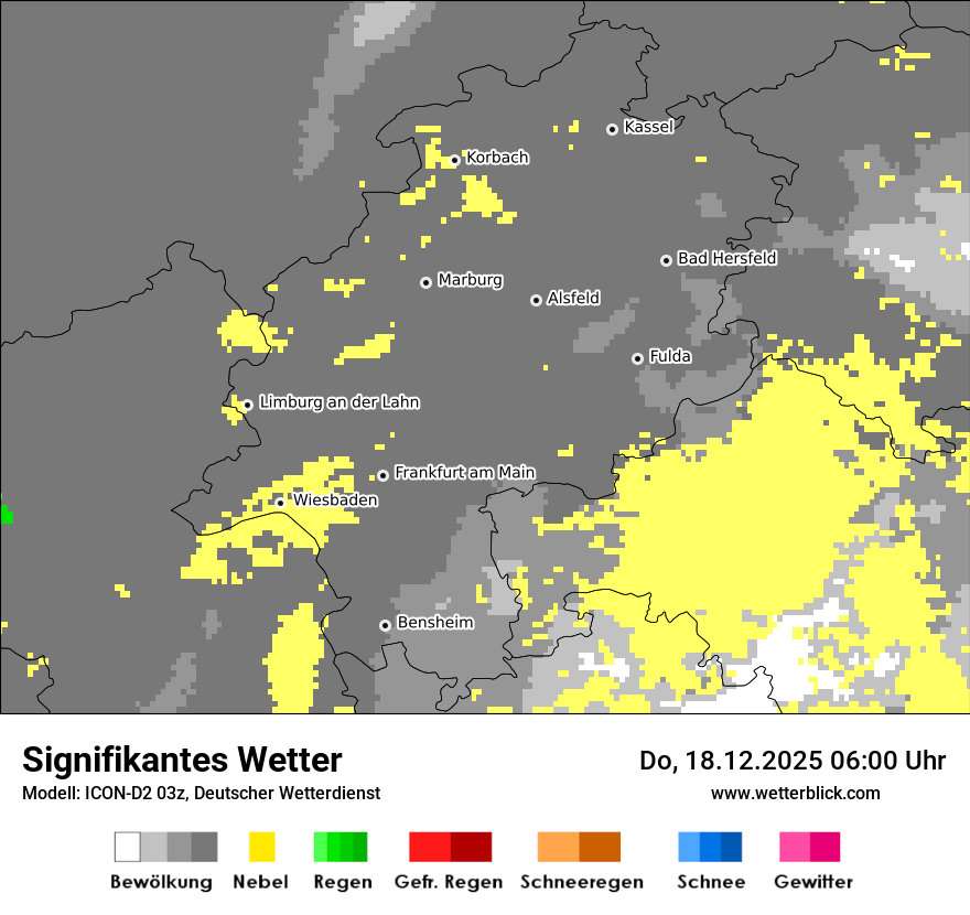Modellkarten Signifikantes Wetter