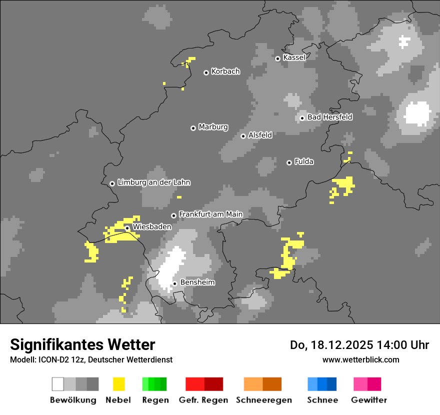 Modellkarten Signifikantes Wetter