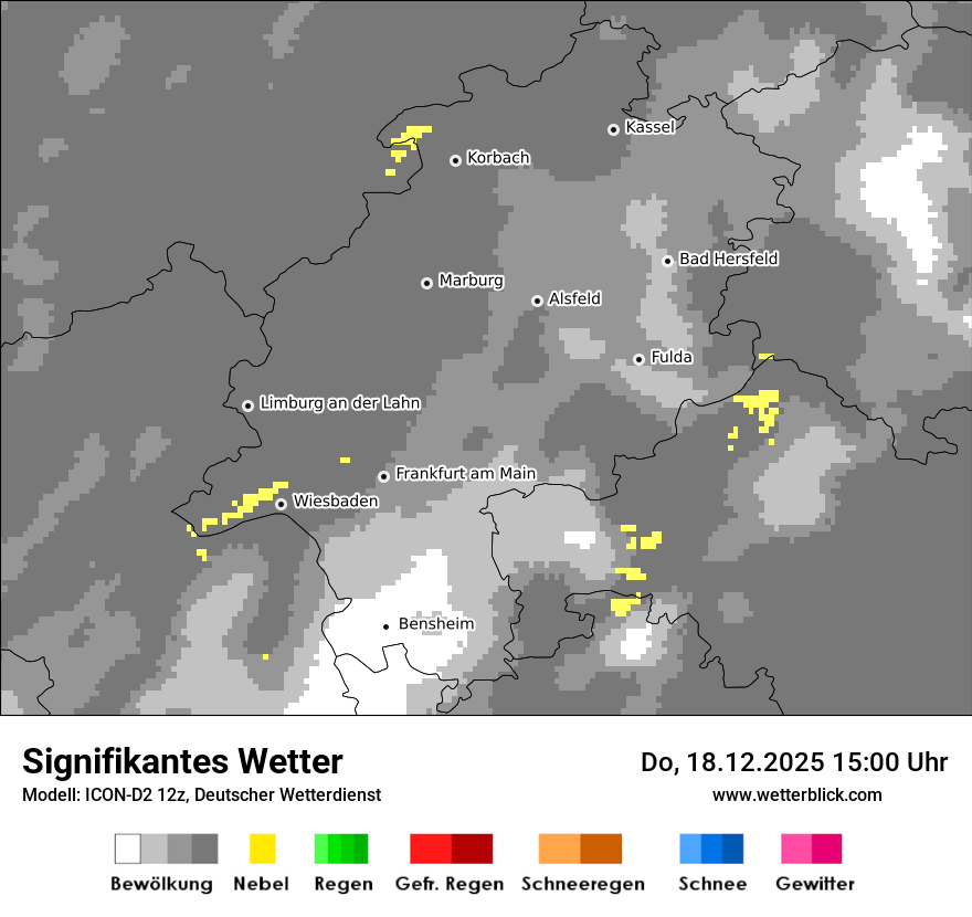 Modellkarten Signifikantes Wetter