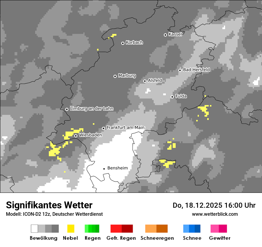Modellkarten Signifikantes Wetter