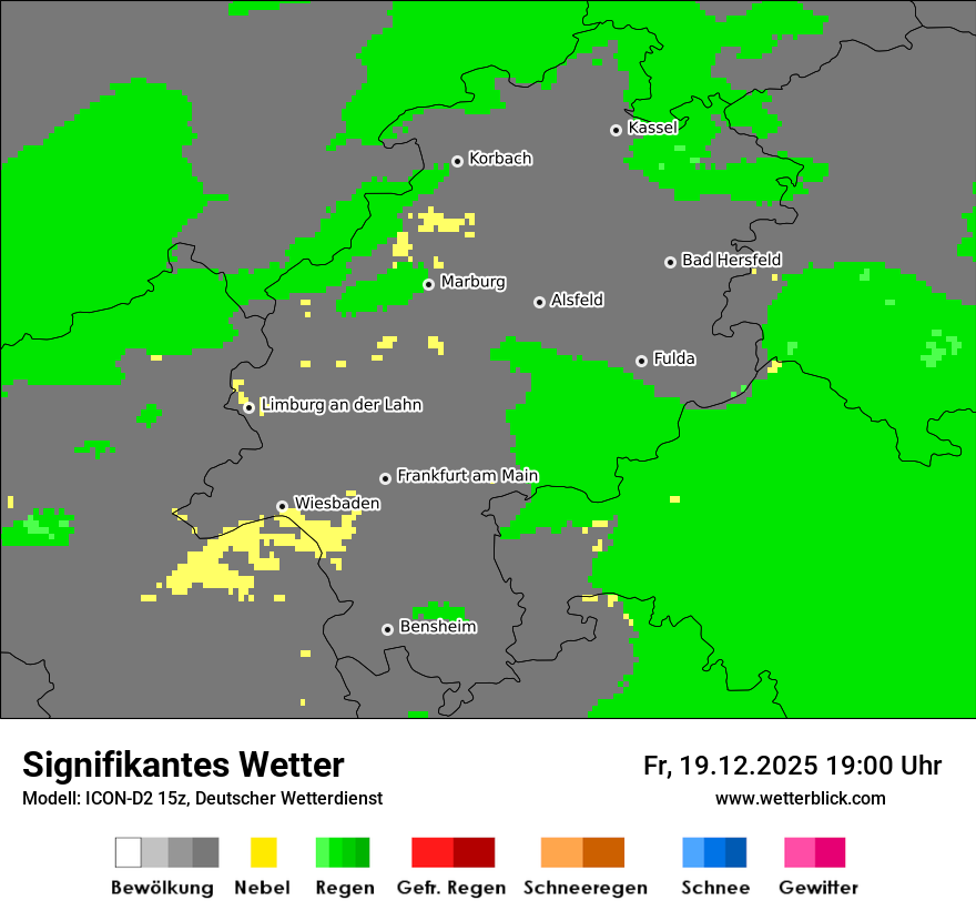 Modellkarten Signifikantes Wetter