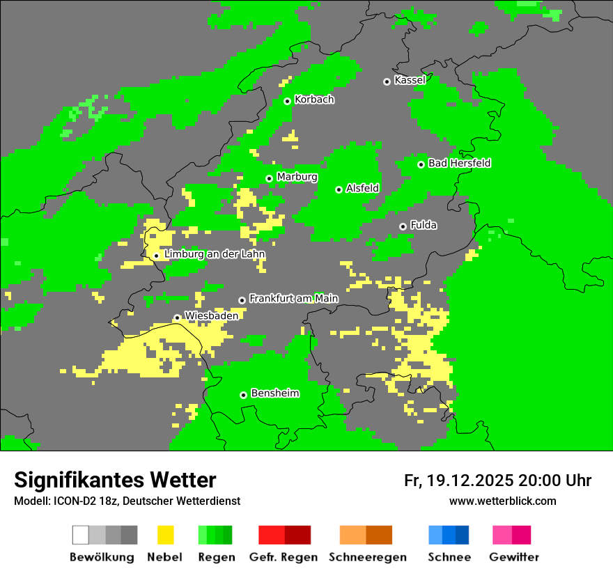 Modellkarten Signifikantes Wetter