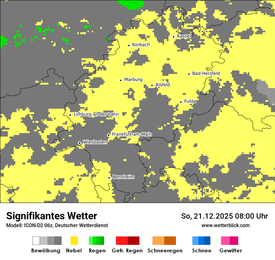 Modellkarten Signifikantes Wetter