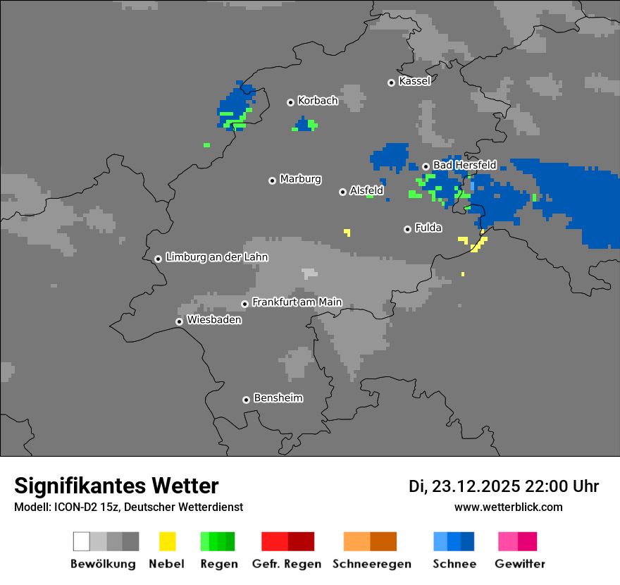 Modellkarten Signifikantes Wetter