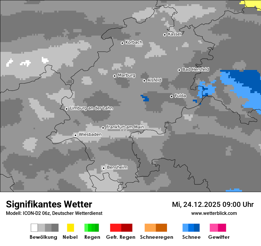 Modellkarten Signifikantes Wetter