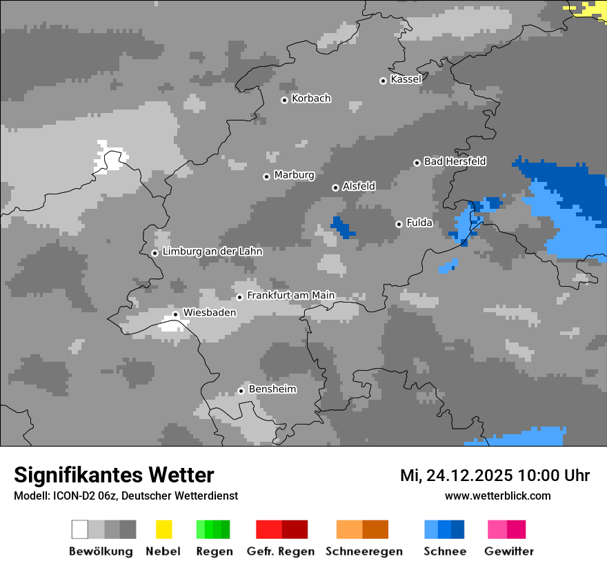 Modellkarten Signifikantes Wetter