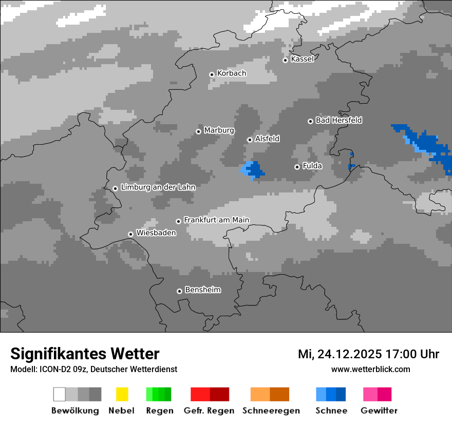 Modellkarten Signifikantes Wetter