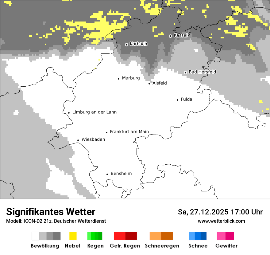 Modellkarten Signifikantes Wetter