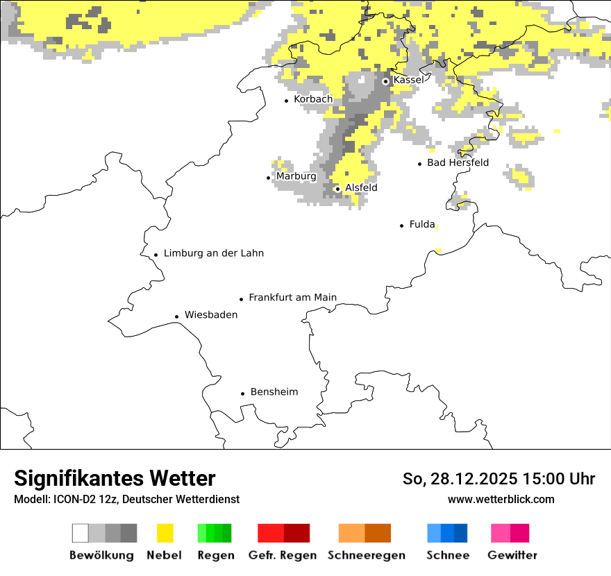 Modellkarten Signifikantes Wetter