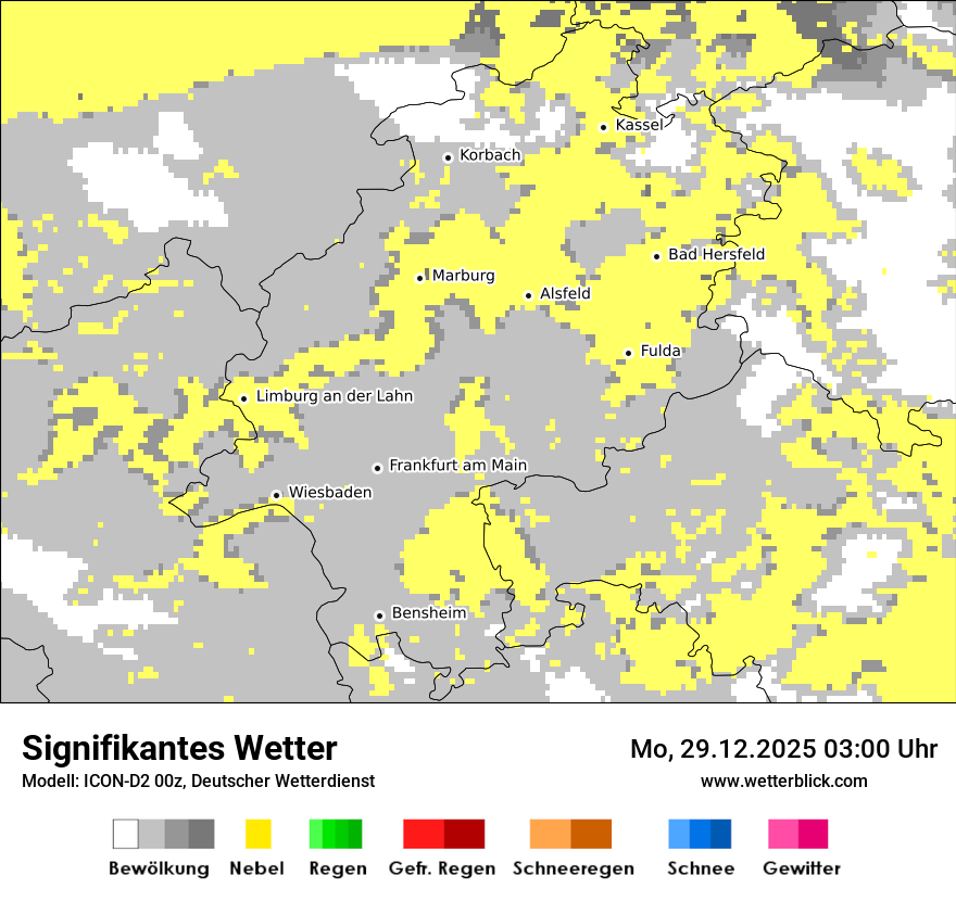 Modellkarten Signifikantes Wetter