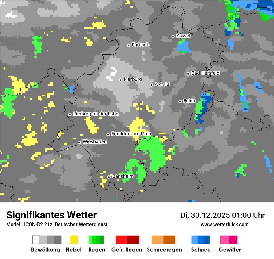 Modellkarten Signifikantes Wetter