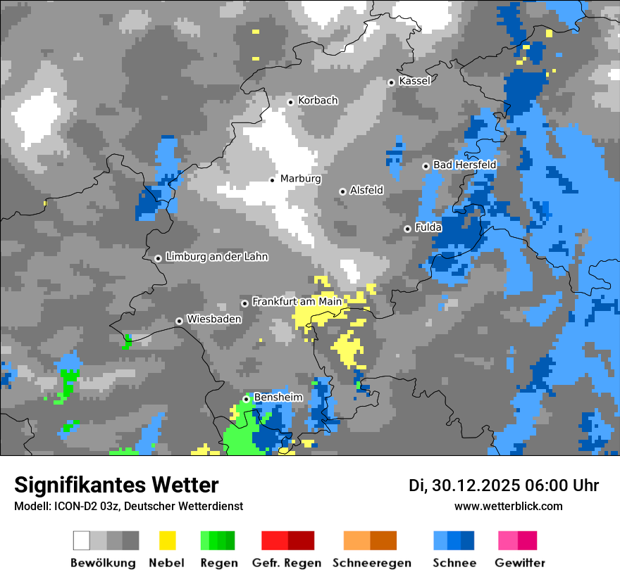 Modellkarten Signifikantes Wetter