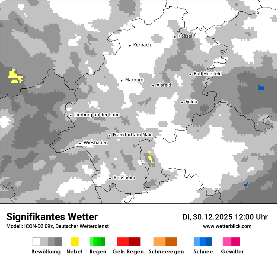 Modellkarten Signifikantes Wetter