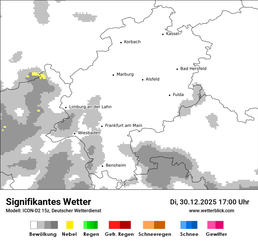 Modellkarten Signifikantes Wetter