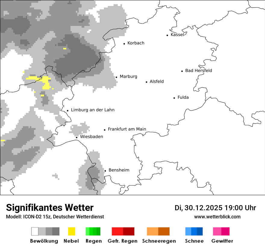 Modellkarten Signifikantes Wetter