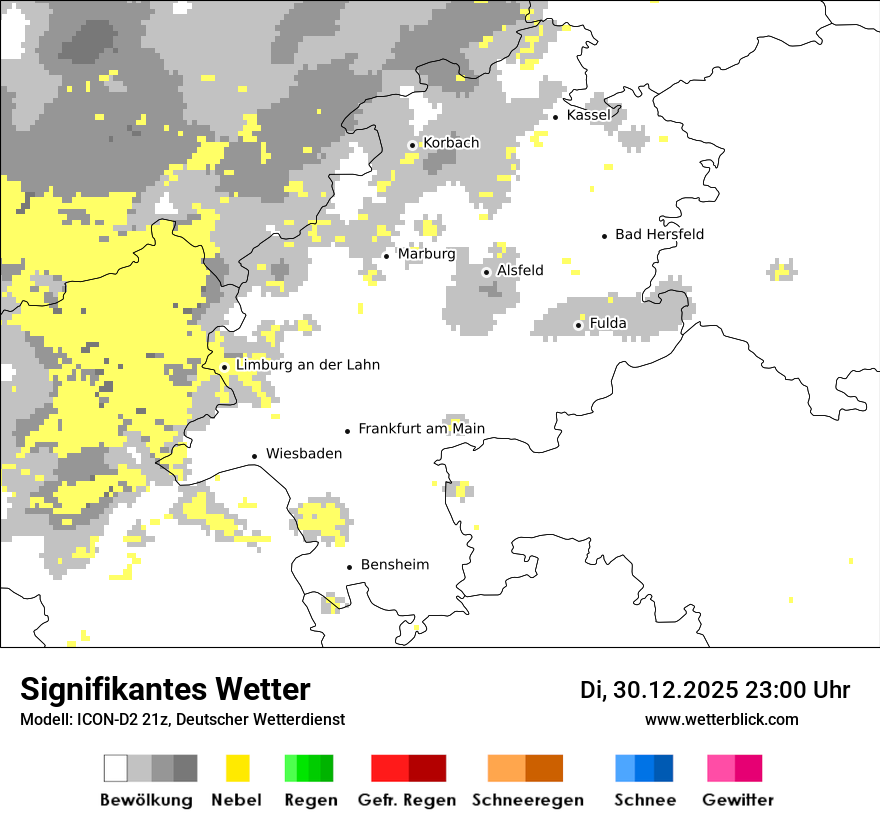 Modellkarten Signifikantes Wetter