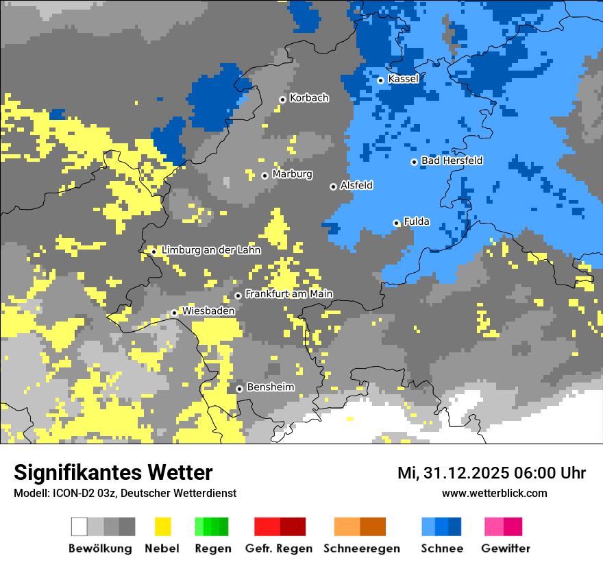 Modellkarten Signifikantes Wetter