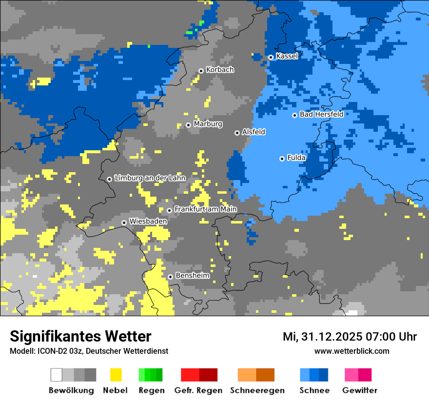 Modellkarten Signifikantes Wetter