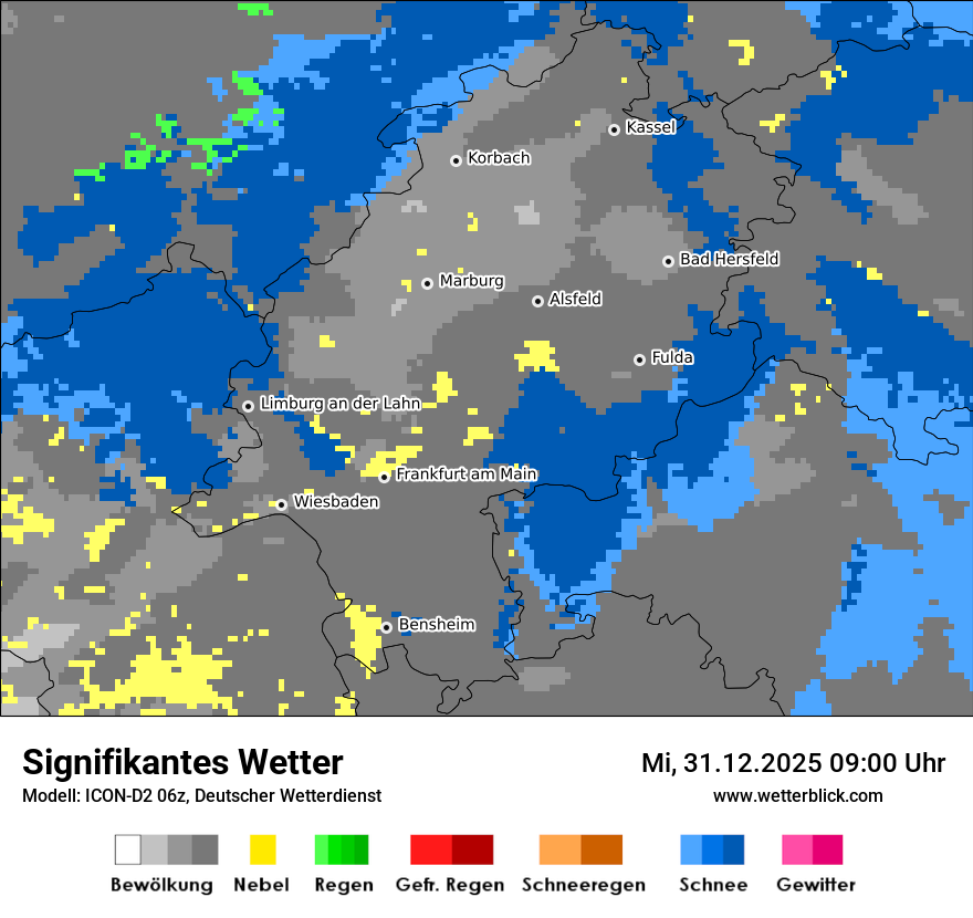 Modellkarten Signifikantes Wetter