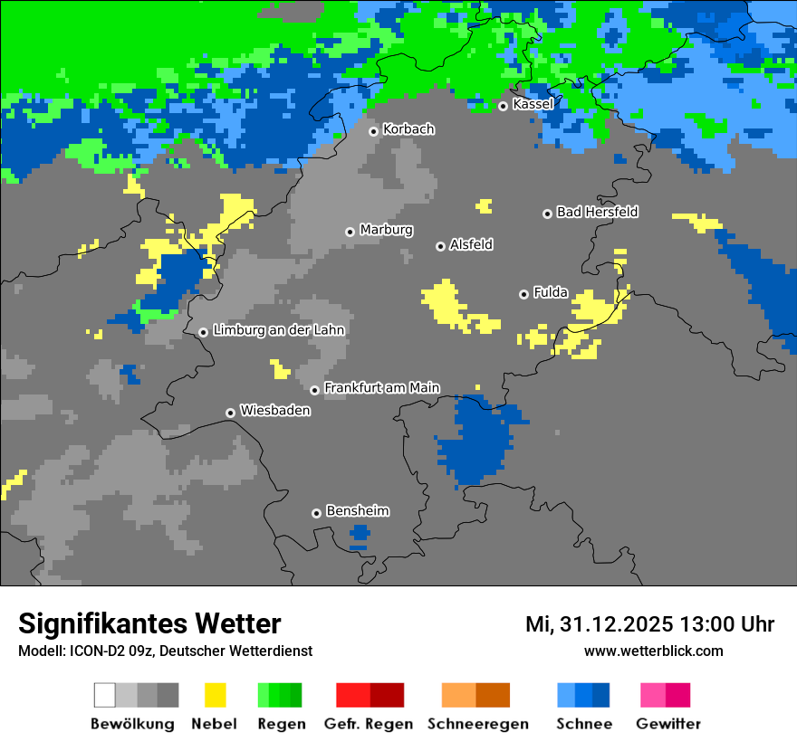 Modellkarten Signifikantes Wetter