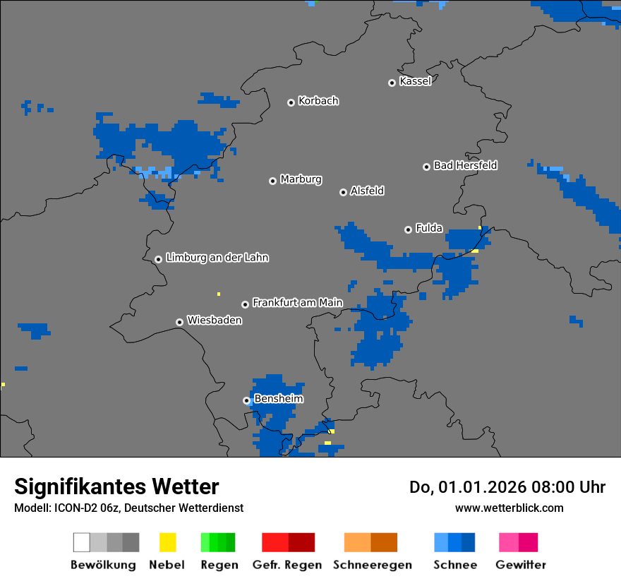 Modellkarten Signifikantes Wetter