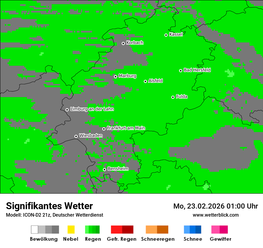 Signifikantes Wetter