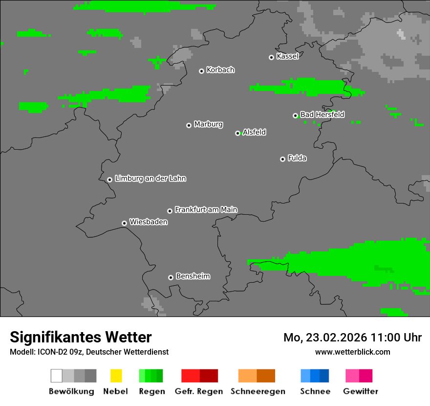 Signifikantes Wetter