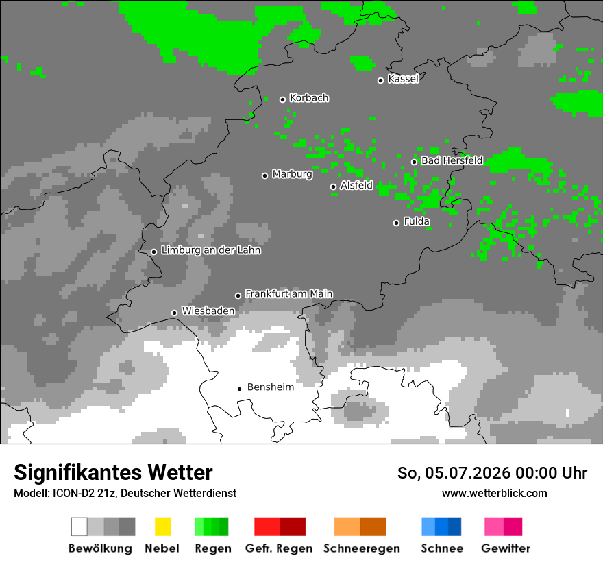 Signifikantes Wetter