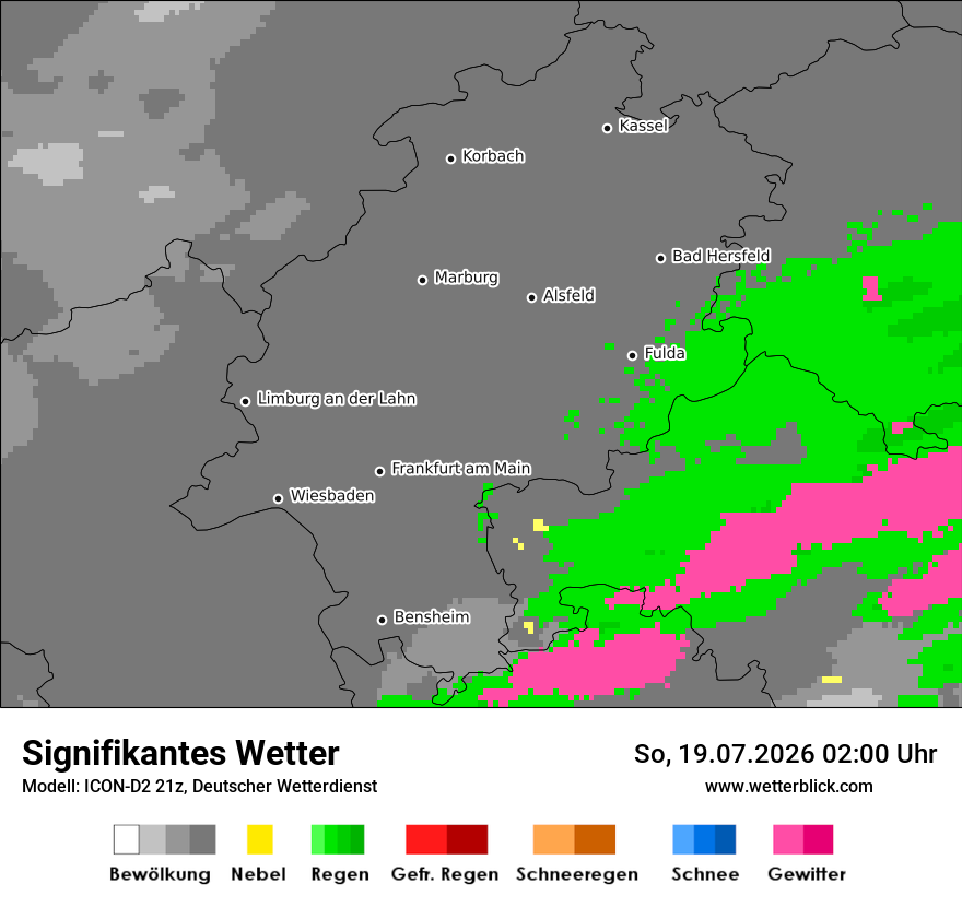 Signifikantes Wetter