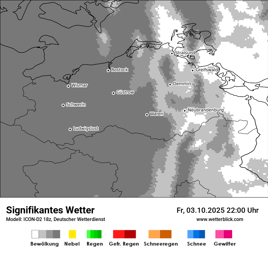 Modellkarten Signifikantes Wetter